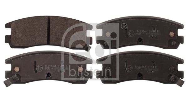 FEBI BILSTEIN Комплект тормозных колодок, дисковый тормоз 116154